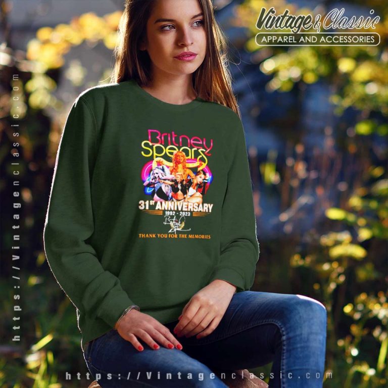 Britney Spears 31st Anniversary Sweatshirt Britney Spears 31st Anniversary Sweatshirt