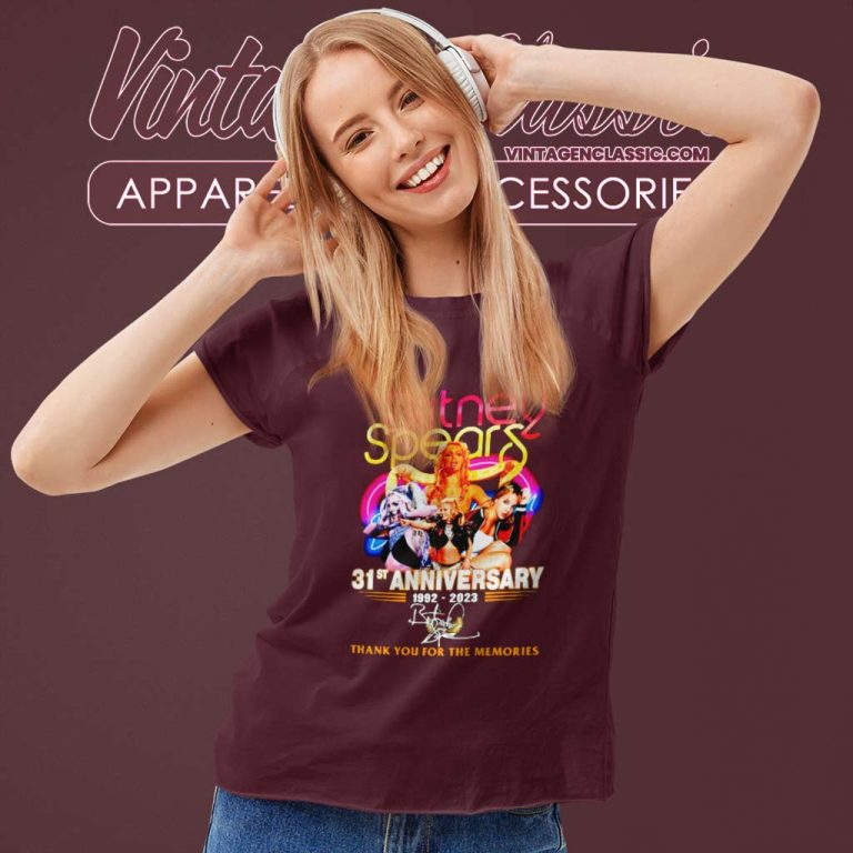 Britney Spears 31st Anniversary Women TShirt Britney Spears 31st Anniversary Women TShirt