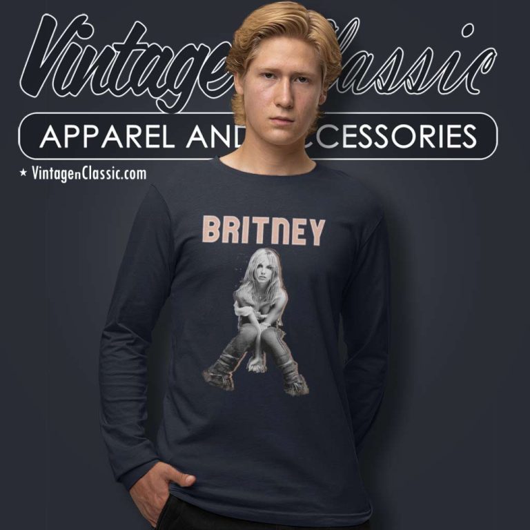 Britney Spears Britney Graphic Long Sleeve Tee Britney Spears Britney Graphic Long Sleeve Tee