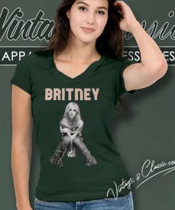 Britney Spears Britney Graphic V Neck TShirt