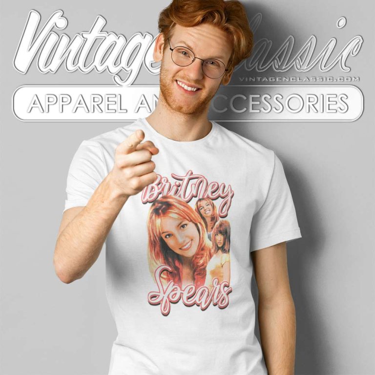 Britney Spears Cream T Shirt Britney Spears Cream T Shirt