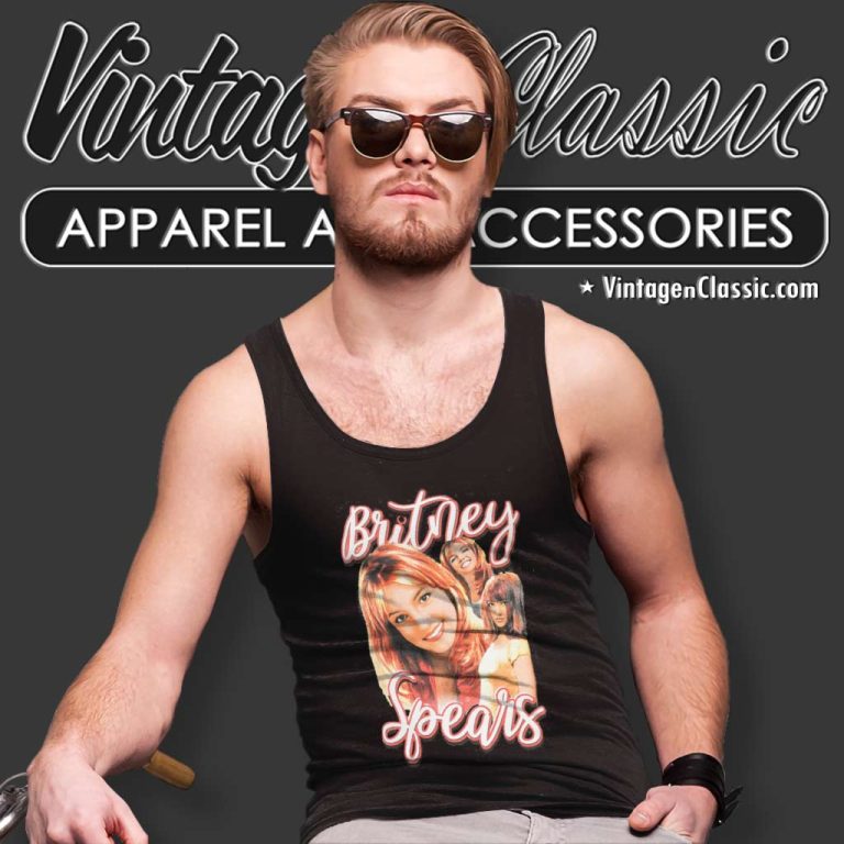 Britney Spears Cream Tank Top Racerback Britney Spears Cream Tank Top Racerback