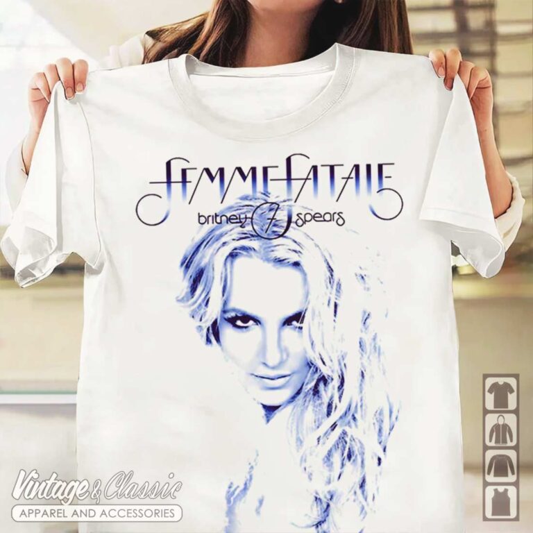 Britney Spears Femme Fatale T Shirt Britney Spears Femme Fatale T Shirt