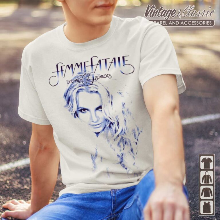 Britney Spears Femme Fatale TShirt Britney Spears Femme Fatale TShirt
