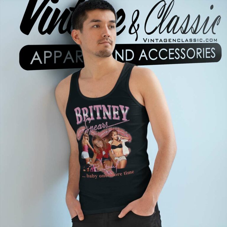 Britney Spears Shirt Baby One More Time Tank Top Racerback Britney Spears Shirt Baby One More Time Tank Top Racerback