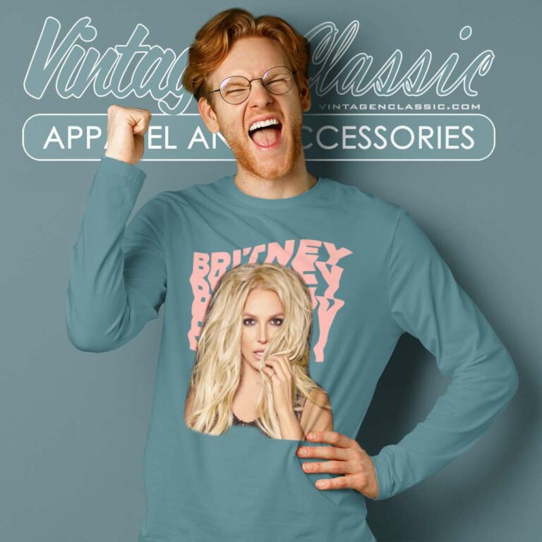 Britney Spears Shirt Piece Of Me Tour Long Sleeve Tee Britney Spears Shirt Piece Of Me Tour Long Sleeve Tee