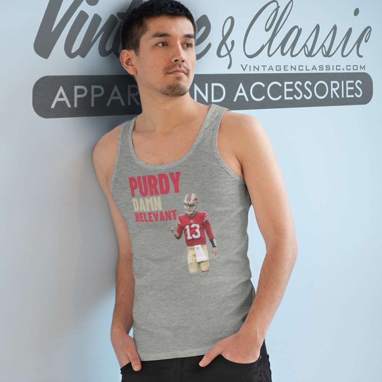 Brock Purdy Niners Mr Irrelevant Tank Top Racerback Brock Purdy Niners Mr Irrelevant Tank Top Racerback