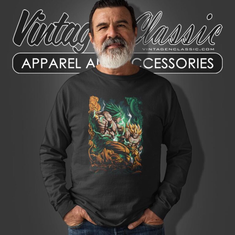 Broly Vs Goku Ssj3 Long Sleeve Tee Broly Vs Goku Ssj3 Long Sleeve Tee