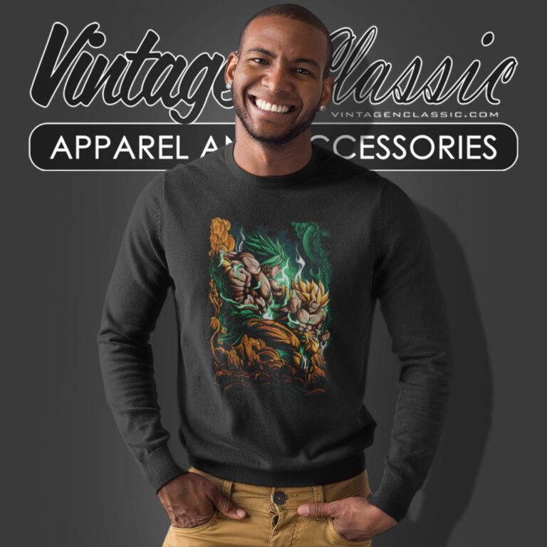 Broly Vs Goku Ssj3 Sweatshirt Broly Vs Goku Ssj3 Sweatshirt