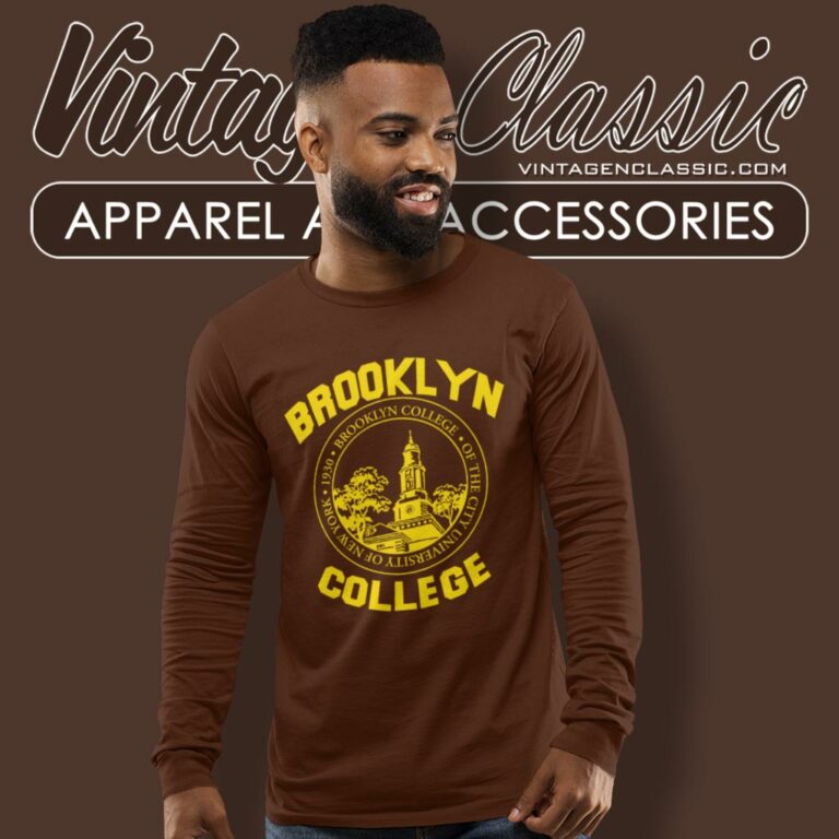 Brooklyn College Logo Long Sleeve Tee Brooklyn College Logo Long Sleeve Tee