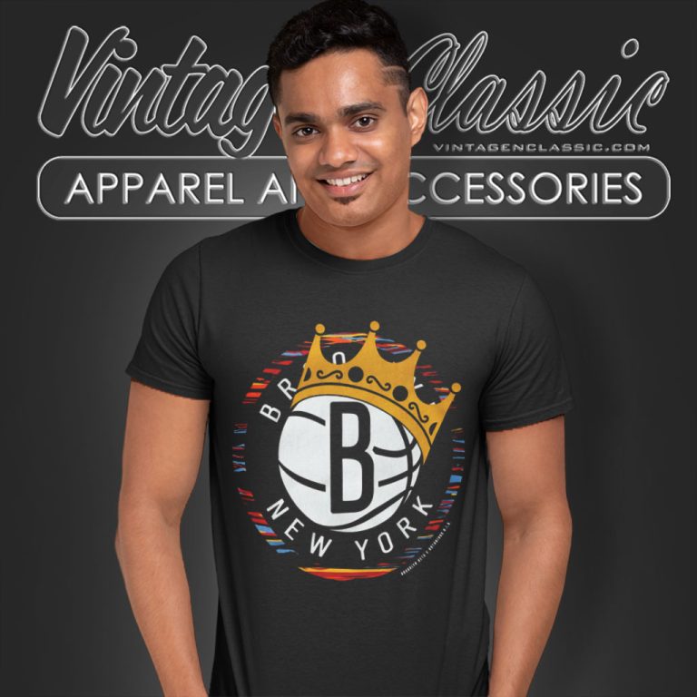Brooklyn Nets Biggie Crown Logo Pro Team T Shirt Brooklyn Nets Biggie Crown Logo Pro Team T Shirt