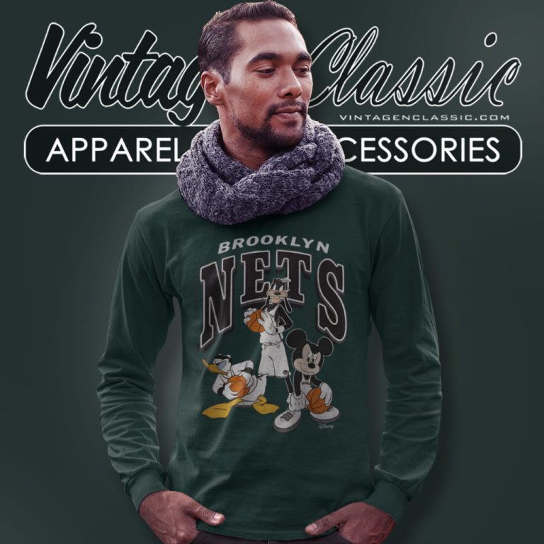 Brooklyn Nets Disney Mickey Squad Long Sleeve Tee Brooklyn Nets Disney Mickey Squad Long Sleeve Tee