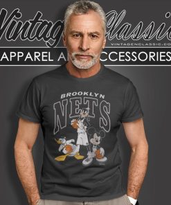Brooklyn Nets Disney Mickey Squad T Shirt