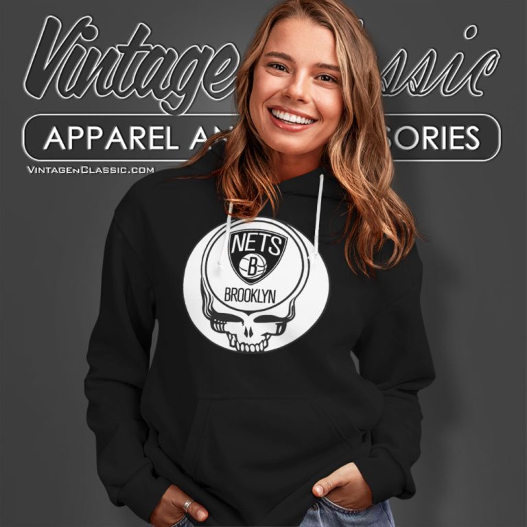 Brooklyn Nets Grateful Dead Steal Your Face Hoodie Brooklyn Nets Grateful Dead Steal Your Face Hoodie