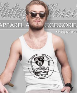 Brooklyn Nets Grateful Dead Steal Your Face Tank Top Racerback