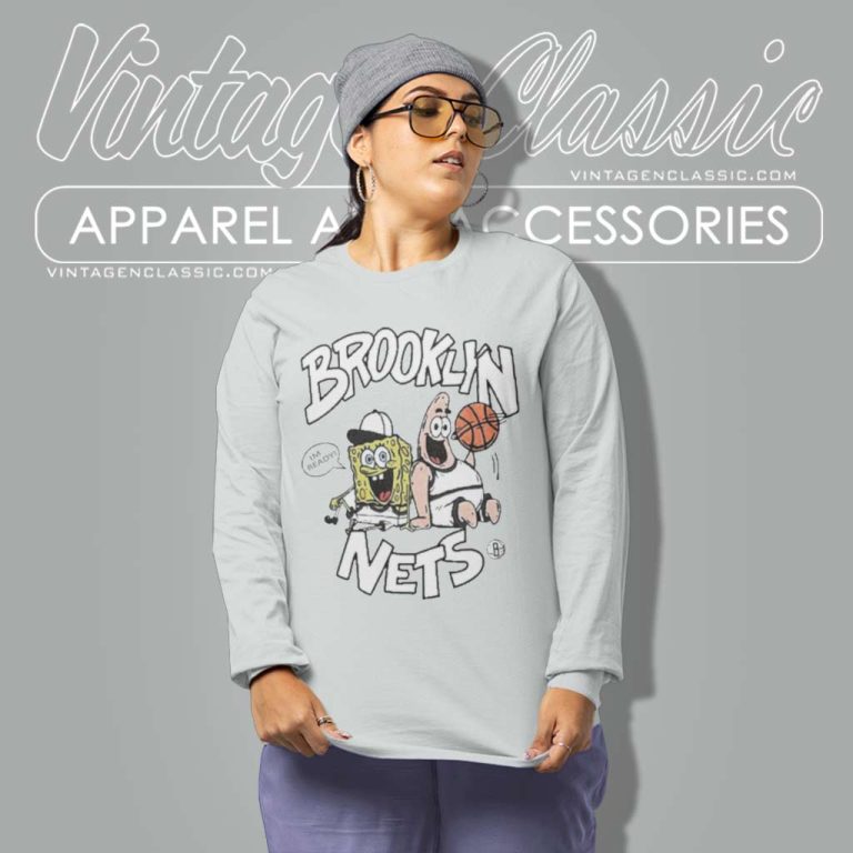 Brooklyn Nets Homage Heathered Nba X Spongebob Collab Long Sleeve Tee Brooklyn Nets Homage Heathered Nba X Spongebob Collab Long Sleeve Tee