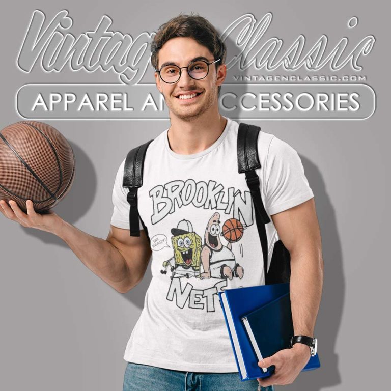 Brooklyn Nets Homage Heathered Nba X Spongebob Collab T Shirt Brooklyn Nets Homage Heathered Nba X Spongebob Collab T Shirt