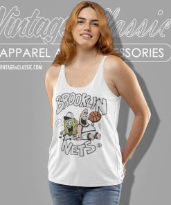 Brooklyn Nets Homage Heathered Nba X Spongebob Collab Tank Top Racerback