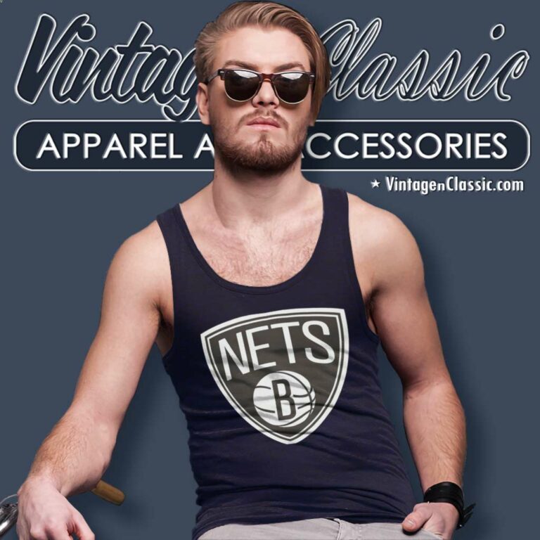 Brooklyn Nets Nba Basketball Icon Tank Top Racerback Brooklyn Nets Nba Basketball Icon Tank Top Racerback