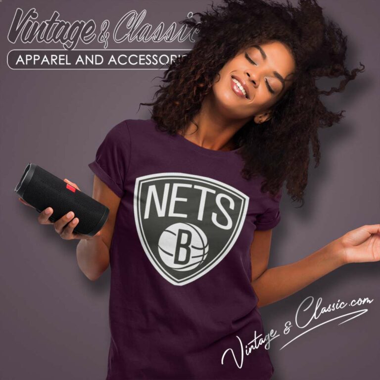 Brooklyn Nets Nba Basketball Icon Women TShirt Brooklyn Nets Nba Basketball Icon Women TShirt