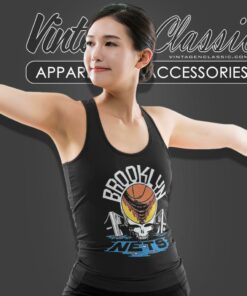 Brooklyn Nets Nba Grateful Dead Skull Tank Top Racerback