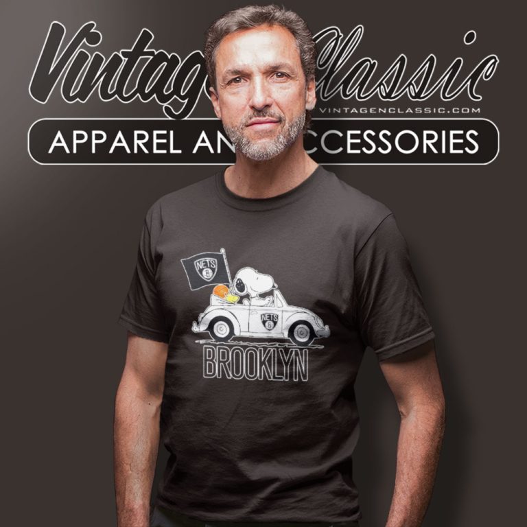 Brooklyn Nets Snoopy Dog Driving Car T Shirt Brooklyn Nets Snoopy Dog Driving Car T Shirt