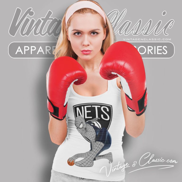Brooklyn Nets Spiderman Tank Top Racerback Brooklyn Nets Spiderman Tank Top Racerback