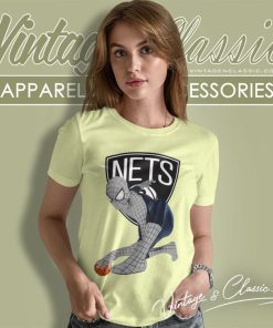 Brooklyn Nets Spiderman Women T Shirt