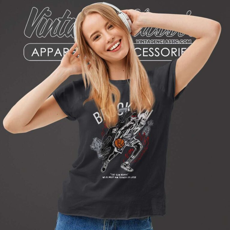 Brooklyn The Slim Reaper Shirt Nba Kevin Durant Women TShirt Brooklyn The Slim Reaper Shirt Nba Kevin Durant Women TShirt