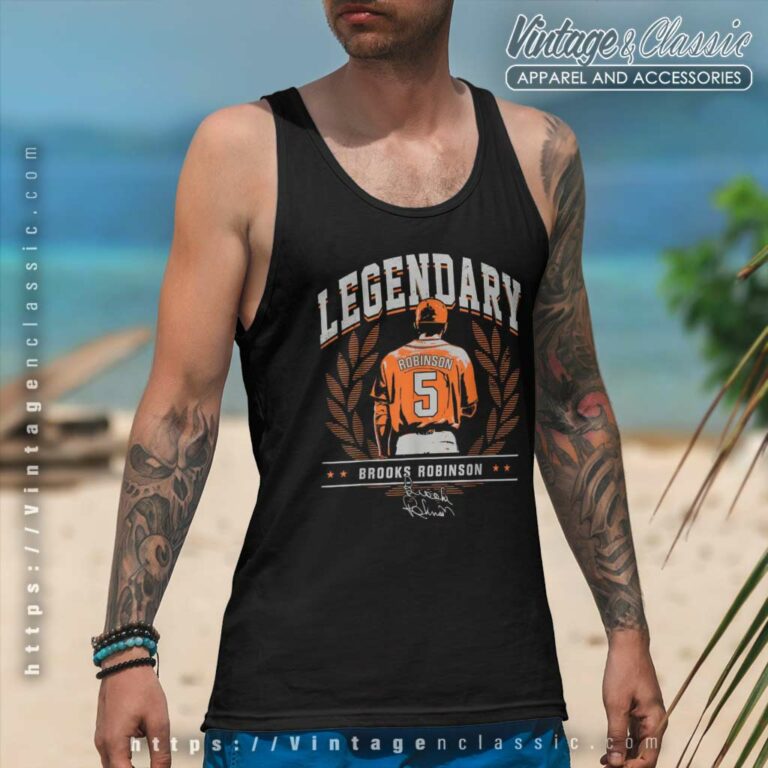 Brooks Robinson Legendary Tank Top Racerback Brooks Robinson Legendary Tank Top Racerback