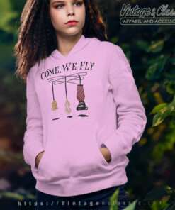 Broom Come We Fly Halloween Hoodie