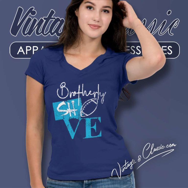 Brotherly Shove Eagles V Neck TShirt Brotherly Shove Eagles V Neck TShirt