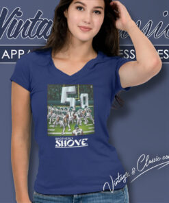 Brotherly Shove Is Undefeated Philadelphia Eagles 5 0 V Neck TShirt