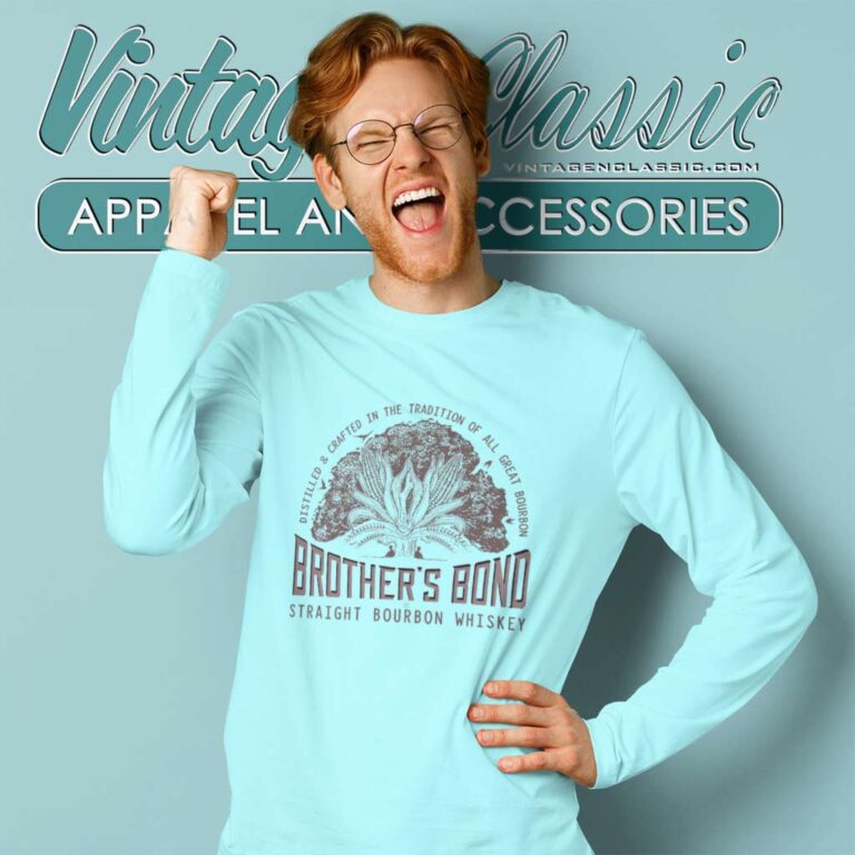 Brothers Bond Straight Bourbon Whiskey Long Sleeve Tee Brothers Bond Straight Bourbon Whiskey Long Sleeve Tee