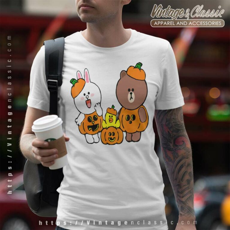 Brown Bear Cony Bunny Rabbit Duck Pumpkins T Shirt Brown Bear Cony Bunny Rabbit Duck Pumpkins T Shirt