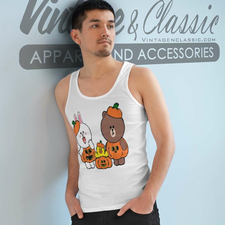Brown Bear Cony Bunny Rabbit Halloween Tank Top Racerback Brown Bear Cony Bunny Rabbit Halloween Tank Top Racerback