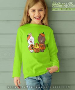 Brown Bear Cony Bunny Rabbit Halloween kids Sweetshirt