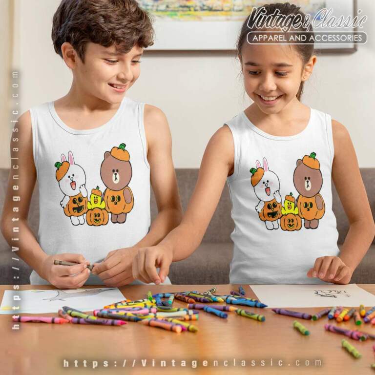 Brown Bear Cony Bunny Rabbit Halloween kids Tanktop Brown Bear Cony Bunny Rabbit Halloween kids Tanktop