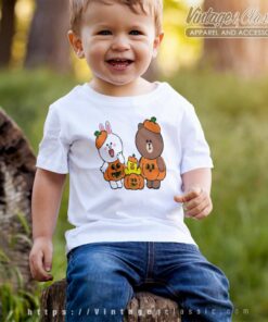 Brown Bear Cony Bunny Rabbit Halloween kids Tshirt