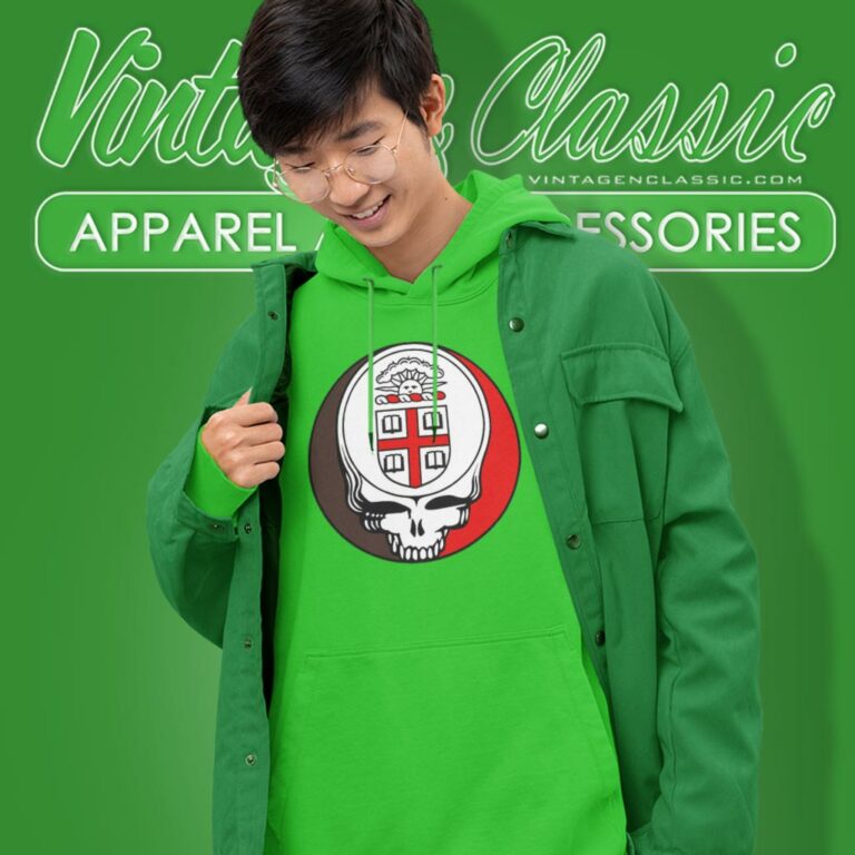 Brown University Grateful Dead Steal Your Face Hoodie Brown University Grateful Dead Steal Your Face Hoodie