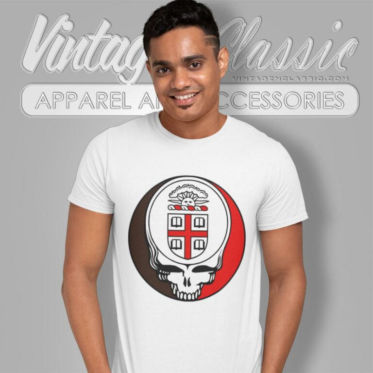 Brown University Grateful Dead Steal Your Face T Shirt Brown University Grateful Dead Steal Your Face T Shirt