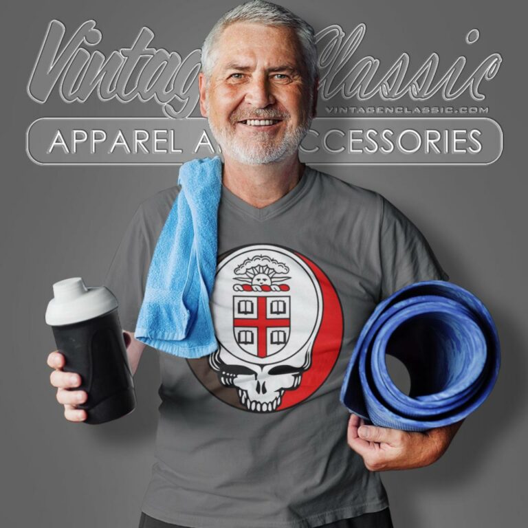 Brown University Grateful Dead Steal Your Face V Neck TShirt Brown University Grateful Dead Steal Your Face V Neck TShirt