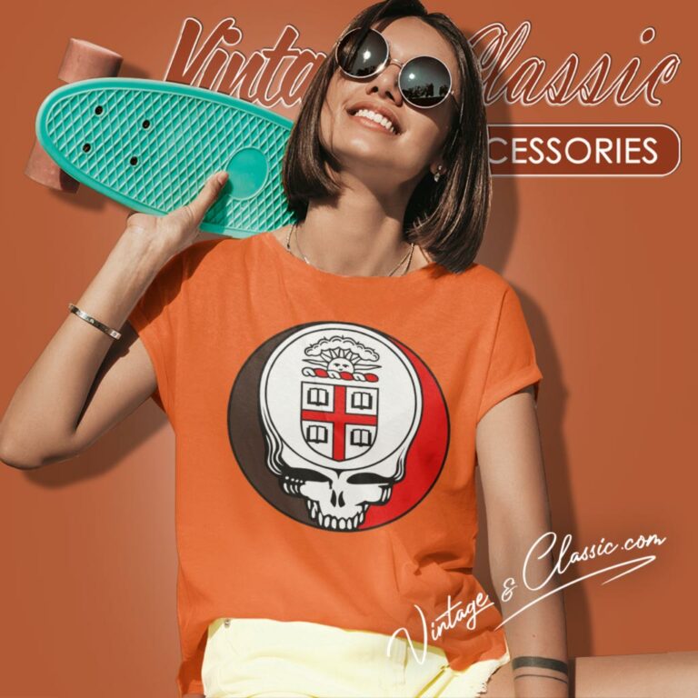 Brown University Grateful Dead Steal Your Face Women T Shirt Brown University Grateful Dead Steal Your Face Women T Shirt