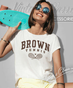 Brown University Tennis Women T Shirt