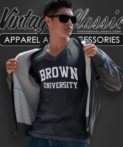 Brown University V Neck TShirt