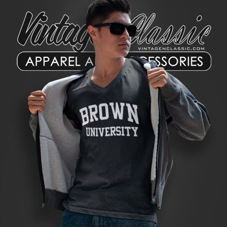 Brown University V Neck TShirt Brown University V Neck TShirt
