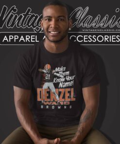 Browns Denzel Ward Make Them Know Your Name T Shirt