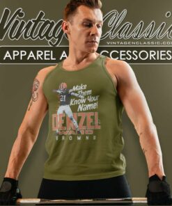 Browns Denzel Ward Make Them Know Your Name Tank Top Racerback