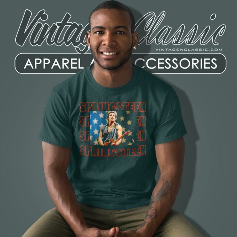 Bruce Springsteen American Flag T Shirt Bruce Springsteen American Flag T Shirt