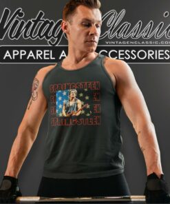 Bruce Springsteen American Flag Tank Top Racerback